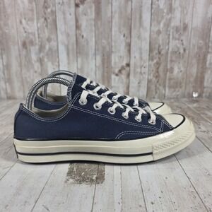 Converse Chuck 70 Ox Navy Blue Low Top Sneakers 164950C Womens 8.5 Mens 6.5